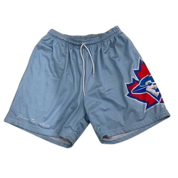 Peace Collective Mesh Shorts in Blue - Picture 1 of 3
